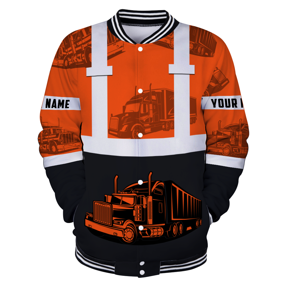 Premium Trucker Personalized Name 3D All Over Printed Unisex Shirts