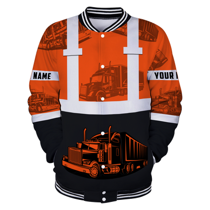 Premium Trucker Personalized Name 3D All Over Printed Unisex Shirts