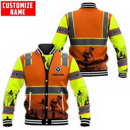 Personalized Name Carpenter 3D All Over Printed Unisex Shirts Safety