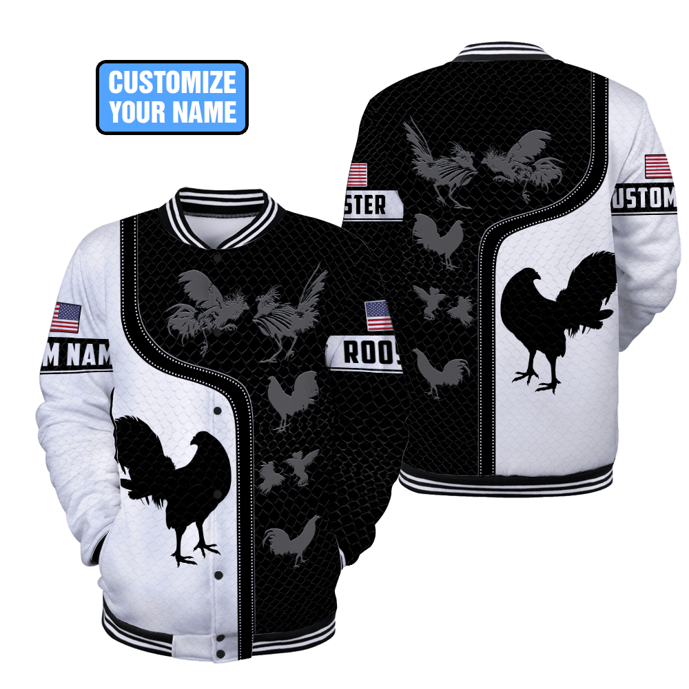 Personalized American Rooster 3D Printed Unisex Shirt