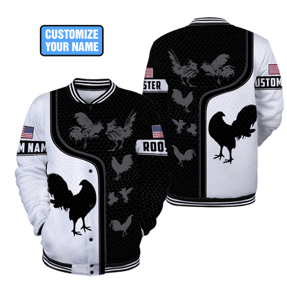 Personalized American Rooster 3D Printed Unisex Shirt
