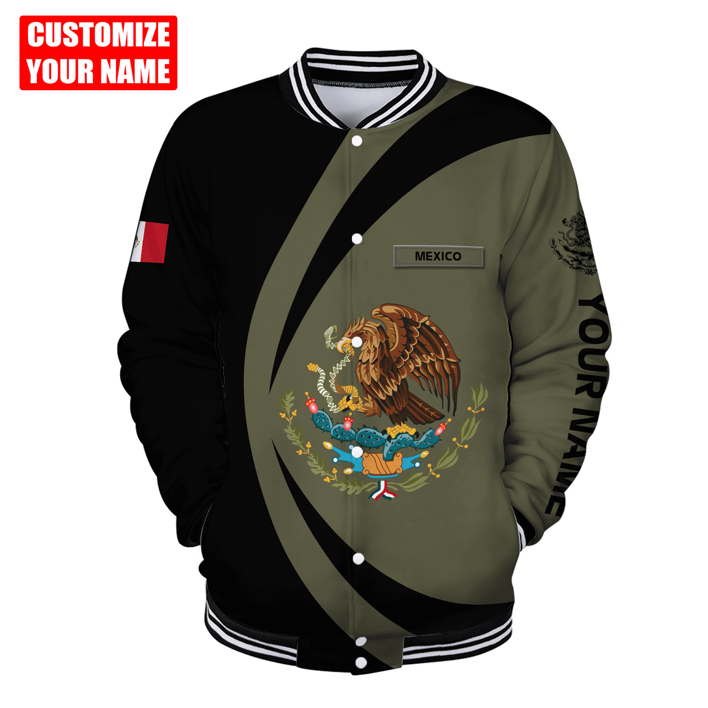Personalized Name Mexico 3D All Over Printed Unisex Shirts Pi12072107