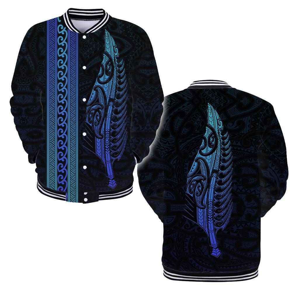 Maori Silver Fern Blue 3D All Over Printed Unisex Shirts