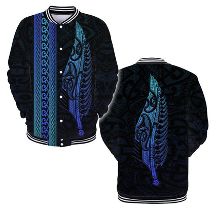 Maori Silver Fern Blue 3D All Over Printed Unisex Shirts