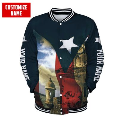 Customize Name Puerto Rico 3D All Over Printed Unisex Shirts