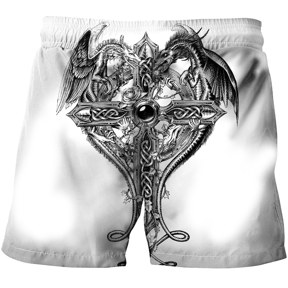 Dragon Tattoo and Dungeon Dragon 3D All Over Printed Shirts For Men and Women JJW20082008