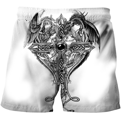 Dragon Tattoo and Dungeon Dragon 3D All Over Printed Shirts For Men and Women JJW20082008