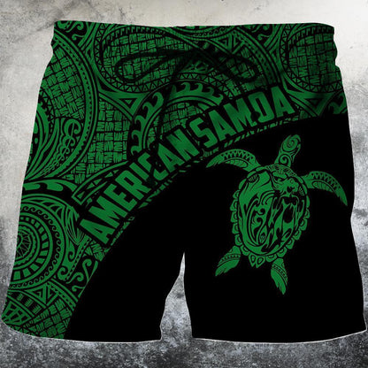 American Samoa Polynesian Hoodie - GREEN PL - Amaze Style™-Apparel