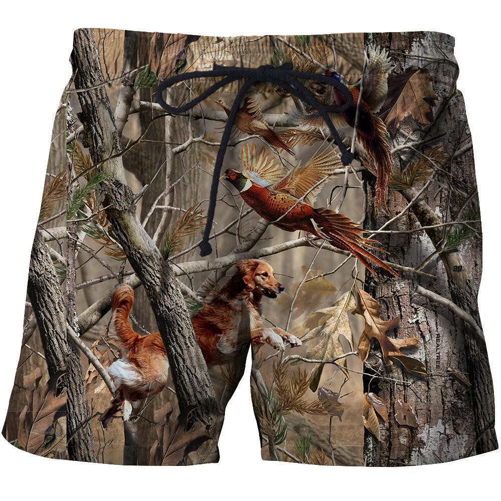 3D All Over Printed Dog Hunting Pheasant Shirts-Apparel-6teenth World-SHORTS-S-Vibe Cosy™