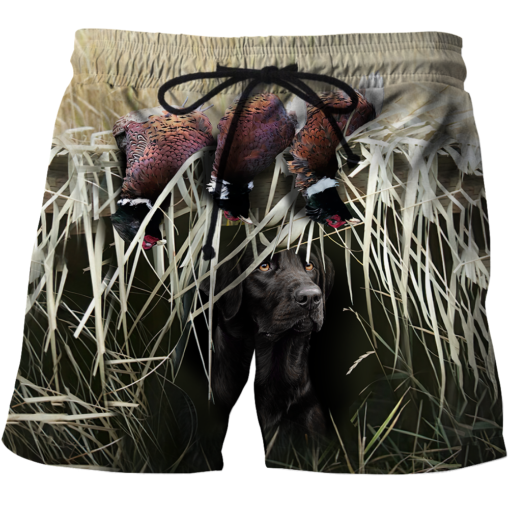 Pheasant Hunting Black Labrador 3D All Over Printed Shirts For Men And Women JJ180202-Apparel-MP-Short-S-Vibe Cosy™