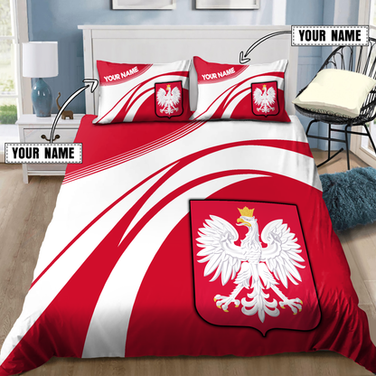 Customize Polska 3D all over printed bedding set