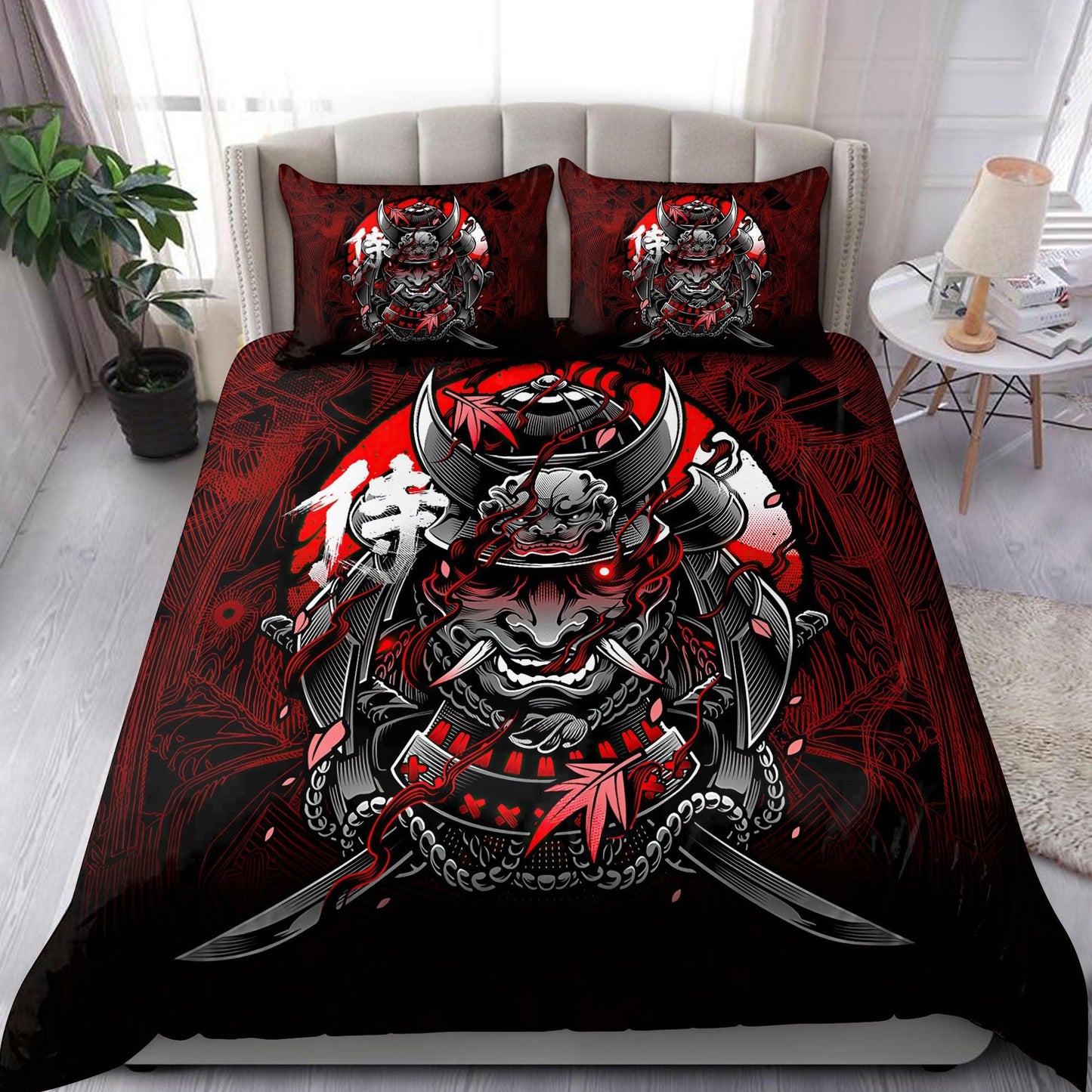 Premium All Over Printed Samurai Bedding Set MEI