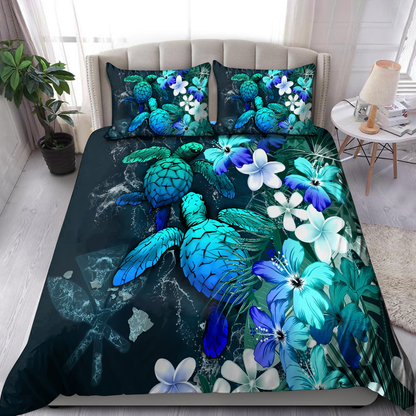 Kanaka Maoli (Hawaiian) Polynesian Turtle Bedding Set