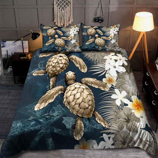 Kanaka Maoli (Hawaiian) Polynesian Turtle Bedding Set