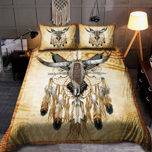 Native American Wolf 3D All Over Printed Bedding Set