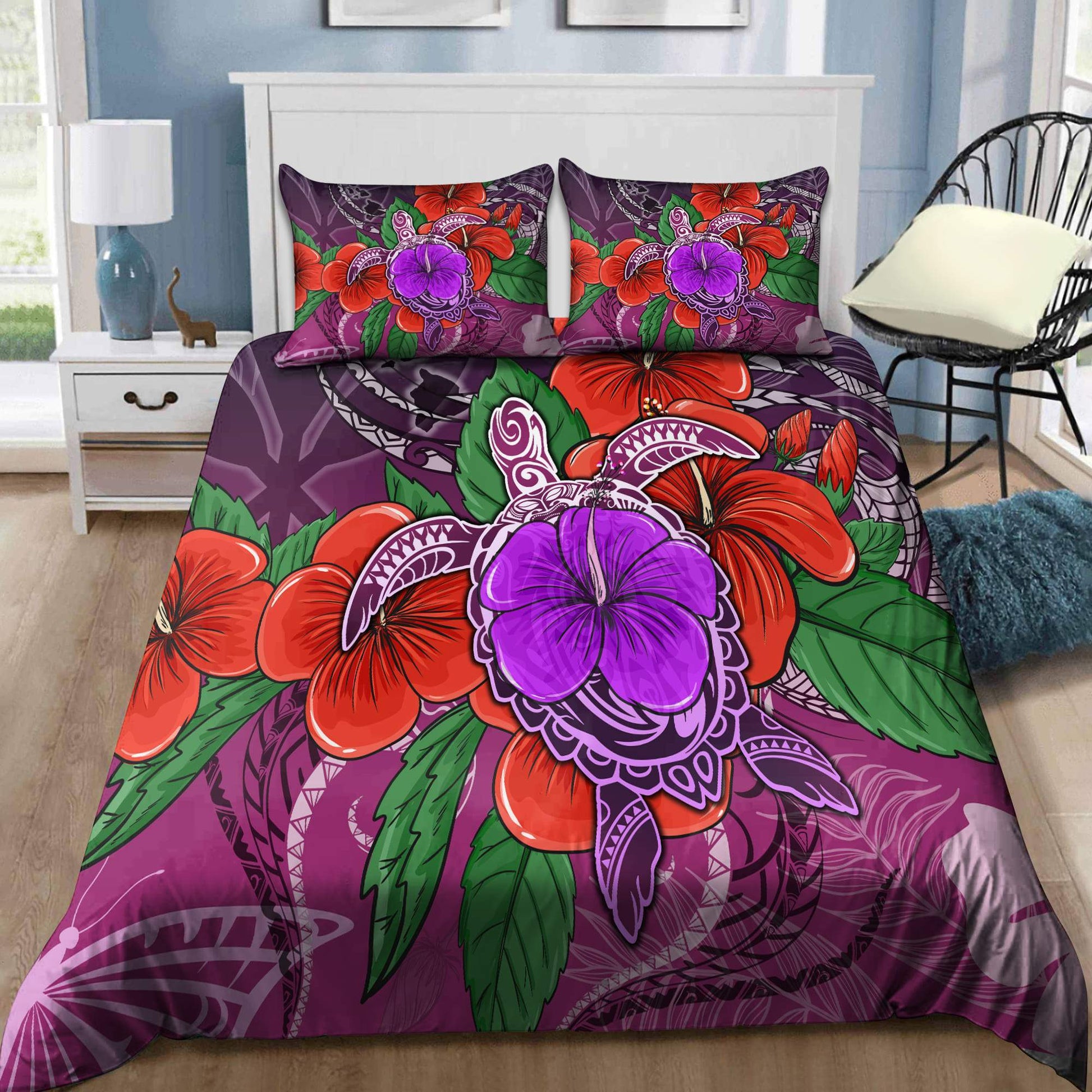 Kanaka Maoli (Hawaiian) Polynesian Bedding Set - Amaze Style™