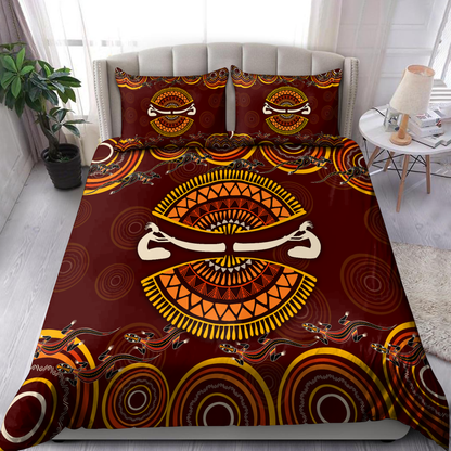 Aborignail Didgeridoo Australia Culture art Bedding set