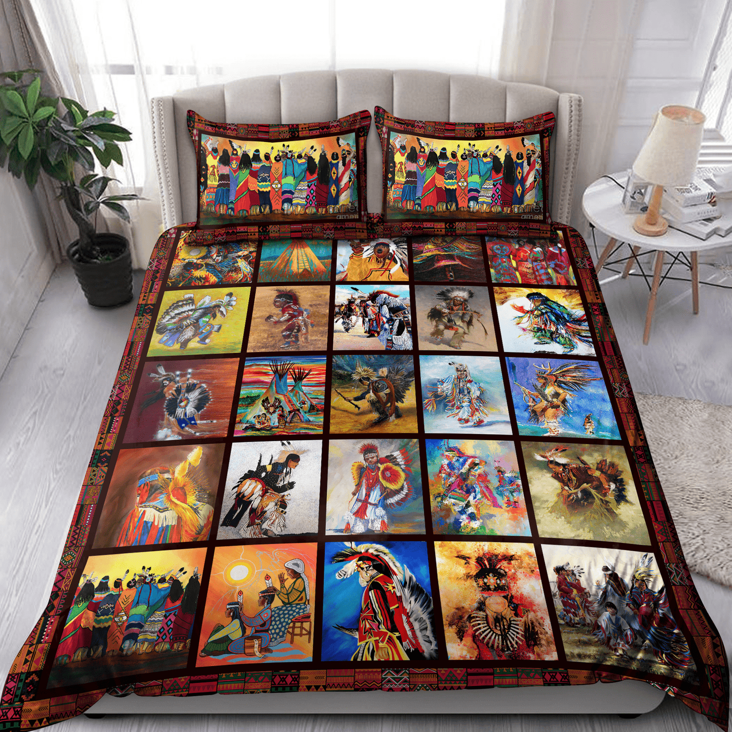 Native American 3D All Over Printed Bedding Set