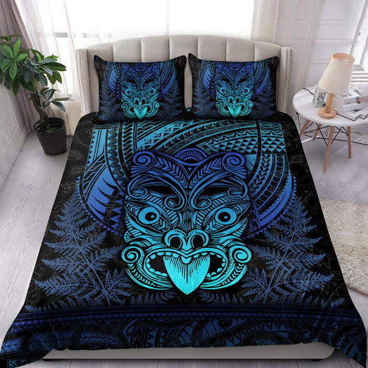 Maori Haka Dance Blue Bedding Set TNA15072101