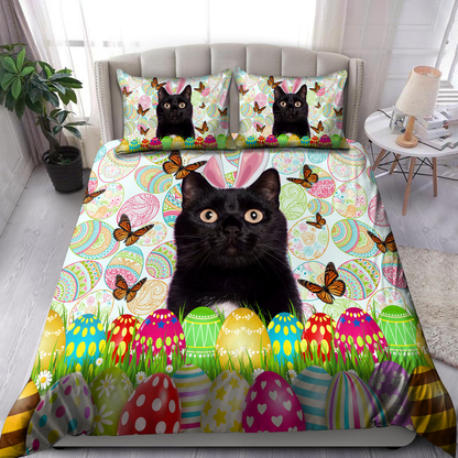 Easter Day Black Cat Bedding Set TNA16032107