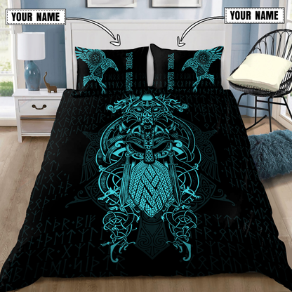 Premium Raven Of Odin 3D All Over Printed Bedding Set