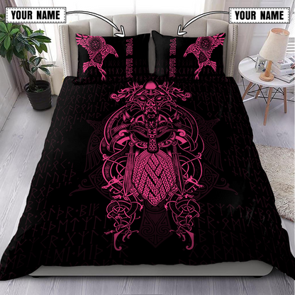 Premium Raven Of Odin 3D All Over Printed Bedding Set