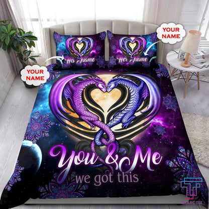 Dragon 3D All Over Printed Bedding Set TNA25062105