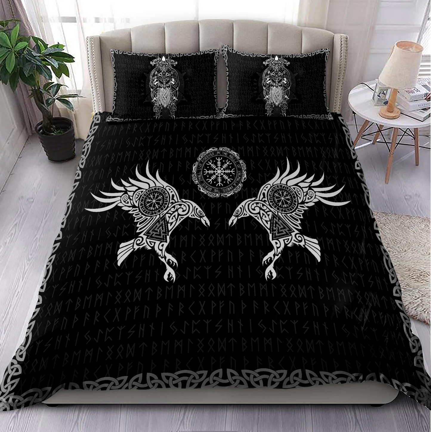 Premium Raven Of Odin Bedding Set