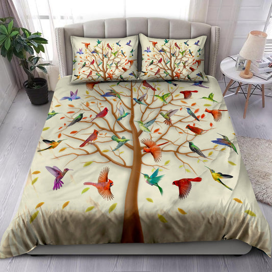 Hope Faith Love Beautiful Cardinal Birds Bedding Set
