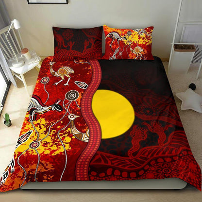 Aboriginal Australia Indigenous Culture Painting Bedding Set TN