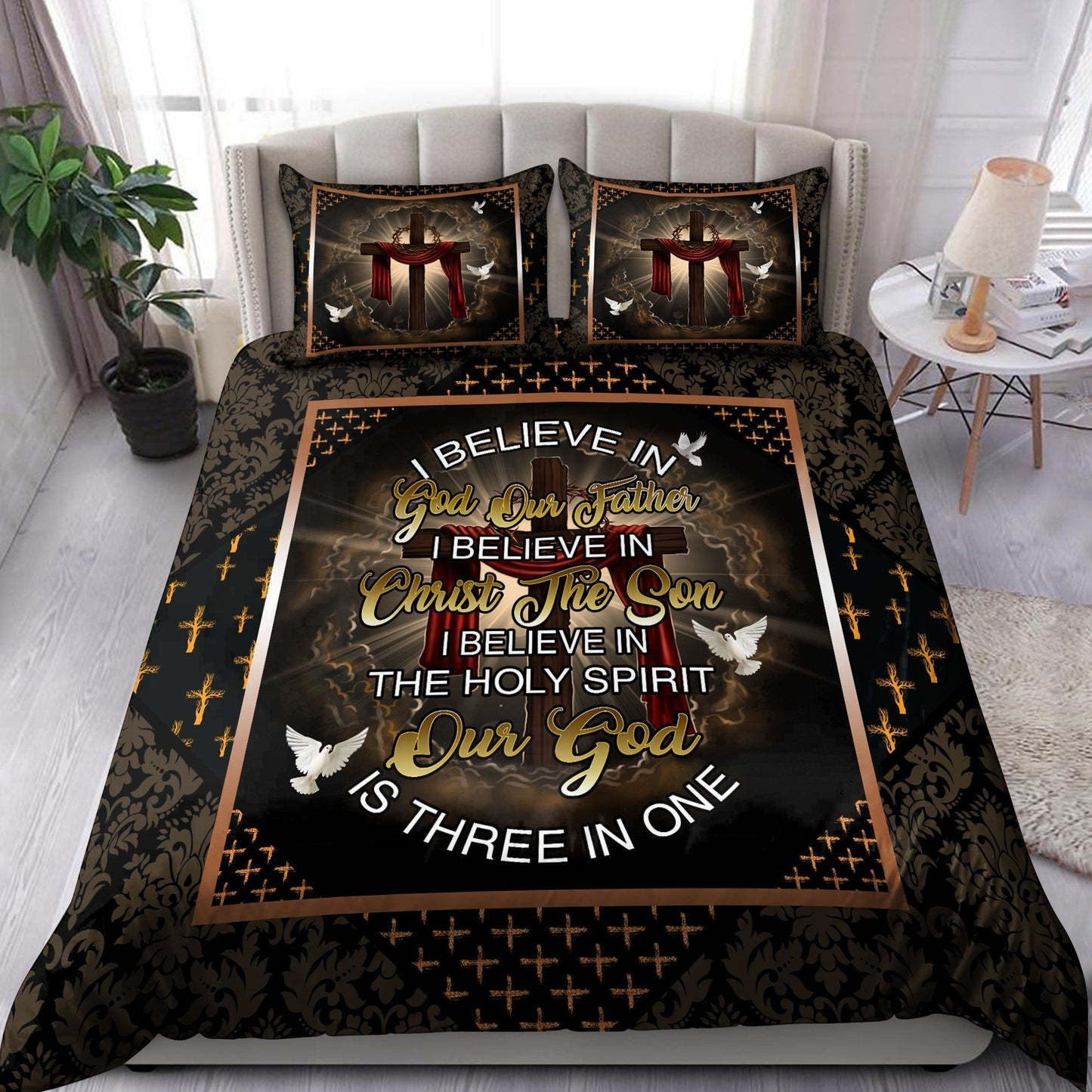 Jesus I Believe In God 3D All Over Printed Bedding Set NTN11012102VH