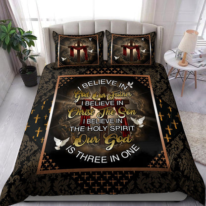 Jesus I Believe In God 3D All Over Printed Bedding Set NTN11012102VH