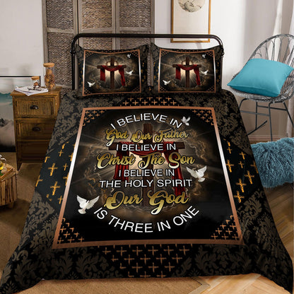 Jesus I Believe In God 3D All Over Printed Bedding Set NTN11012102VH