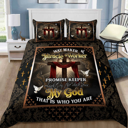 Jesus Way Maker 3D All Over Printed Bedding Set NTN11012101VH
