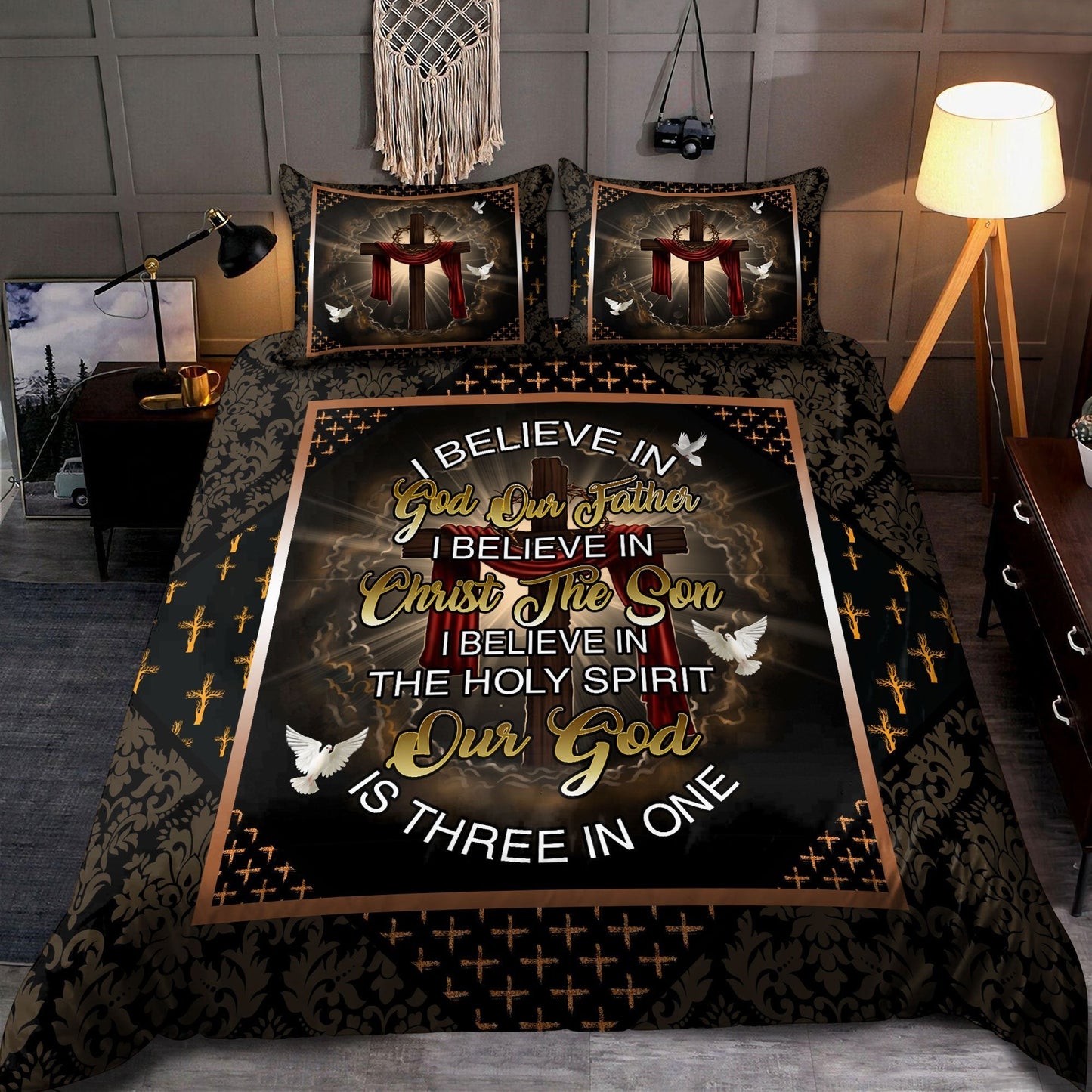 Jesus I Believe In God 3D All Over Printed Bedding Set NTN11012102VH