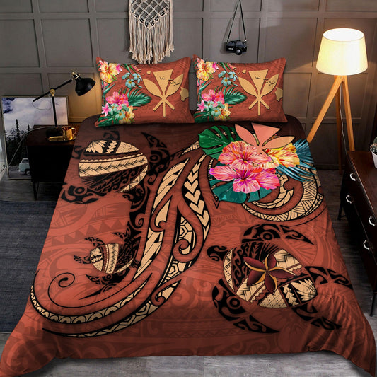 Kanaka Maoli (Hawaiian) Polynesian Turtle Bedding Set