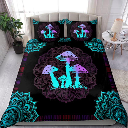 Hippie Mushroom 3D All Over Printed Bedding Set