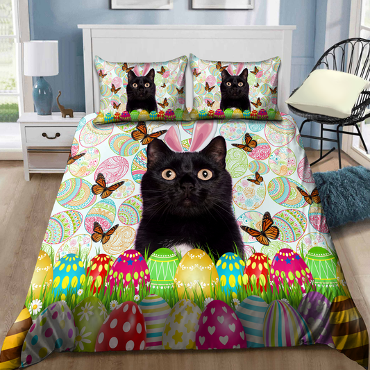 Easter Day Black Cat Bedding Set TNA16032107