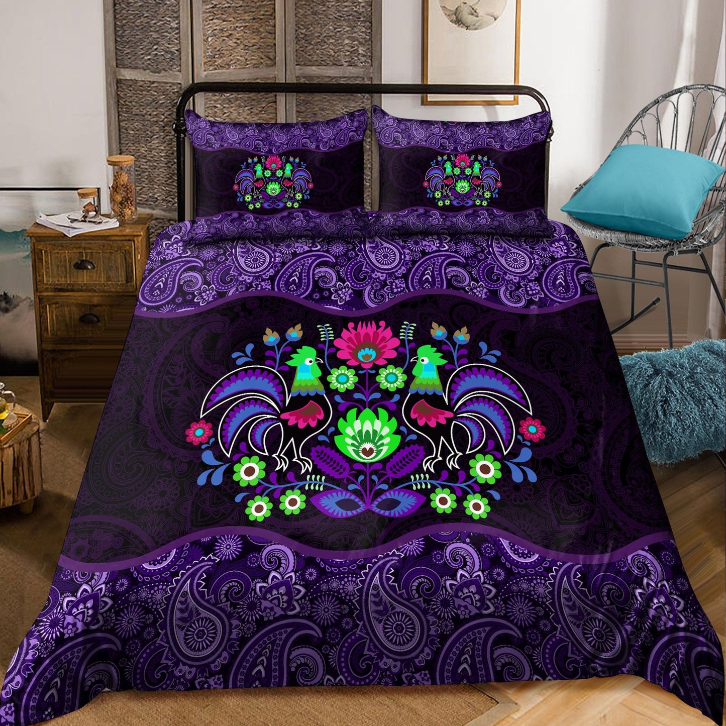 Polska Wycinanki 3D all over printed bedding set NTN02062104