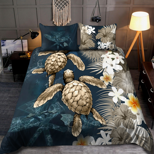 Kanaka Maoli (Hawaiian) Polynesian Turtle Bedding Set