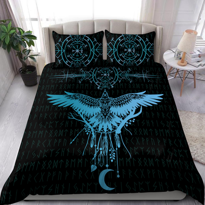 Premium Viking Gear Viking Bedding Set - Raven