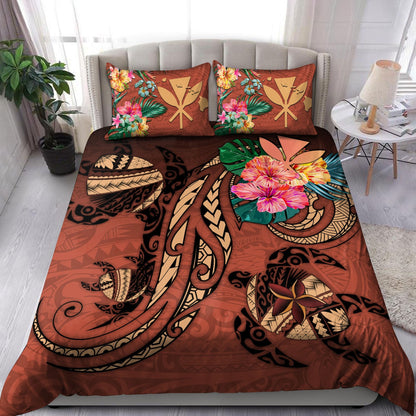 Kanaka Maoli (Hawaiian) Polynesian Turtle Bedding Set