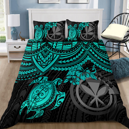 Kanaka Maoli (Hawaiian) Polynesian Turtle Bedding Set