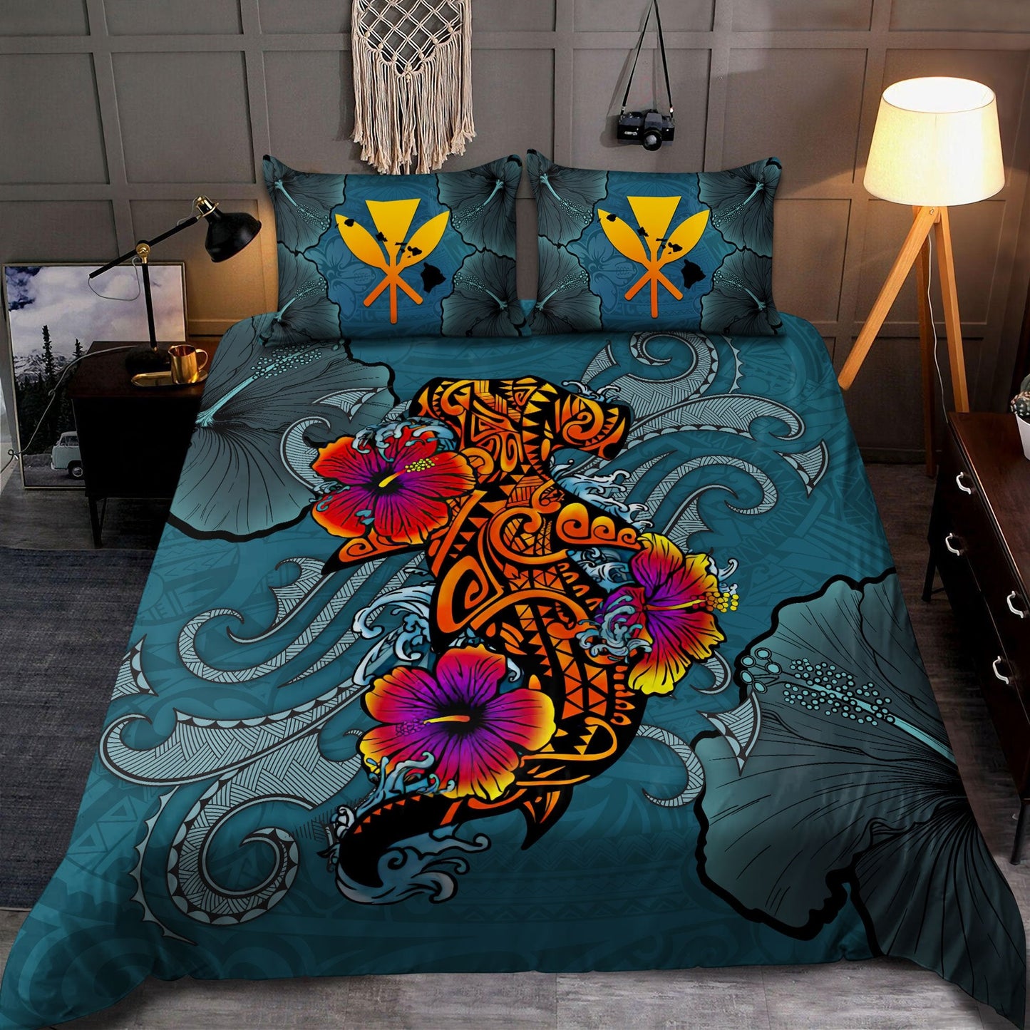 Kanaka Maoli (Hawaiian) Polynesian Bedding Set