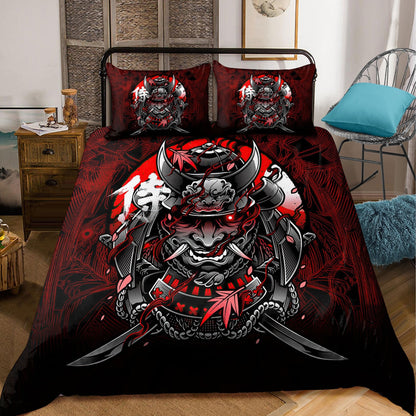 Premium All Over Printed Samurai Bedding Set MEI