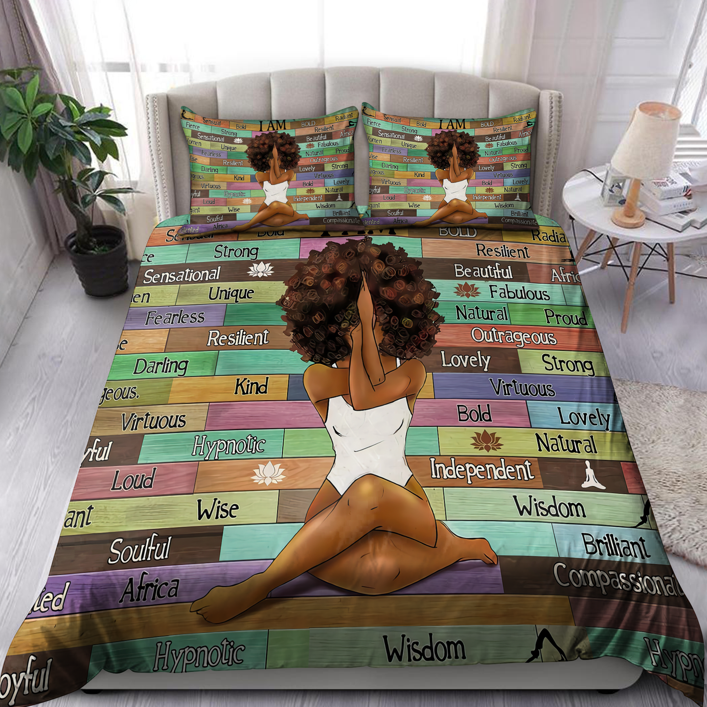 Black Girl 3D All Over Printed Bedding Set