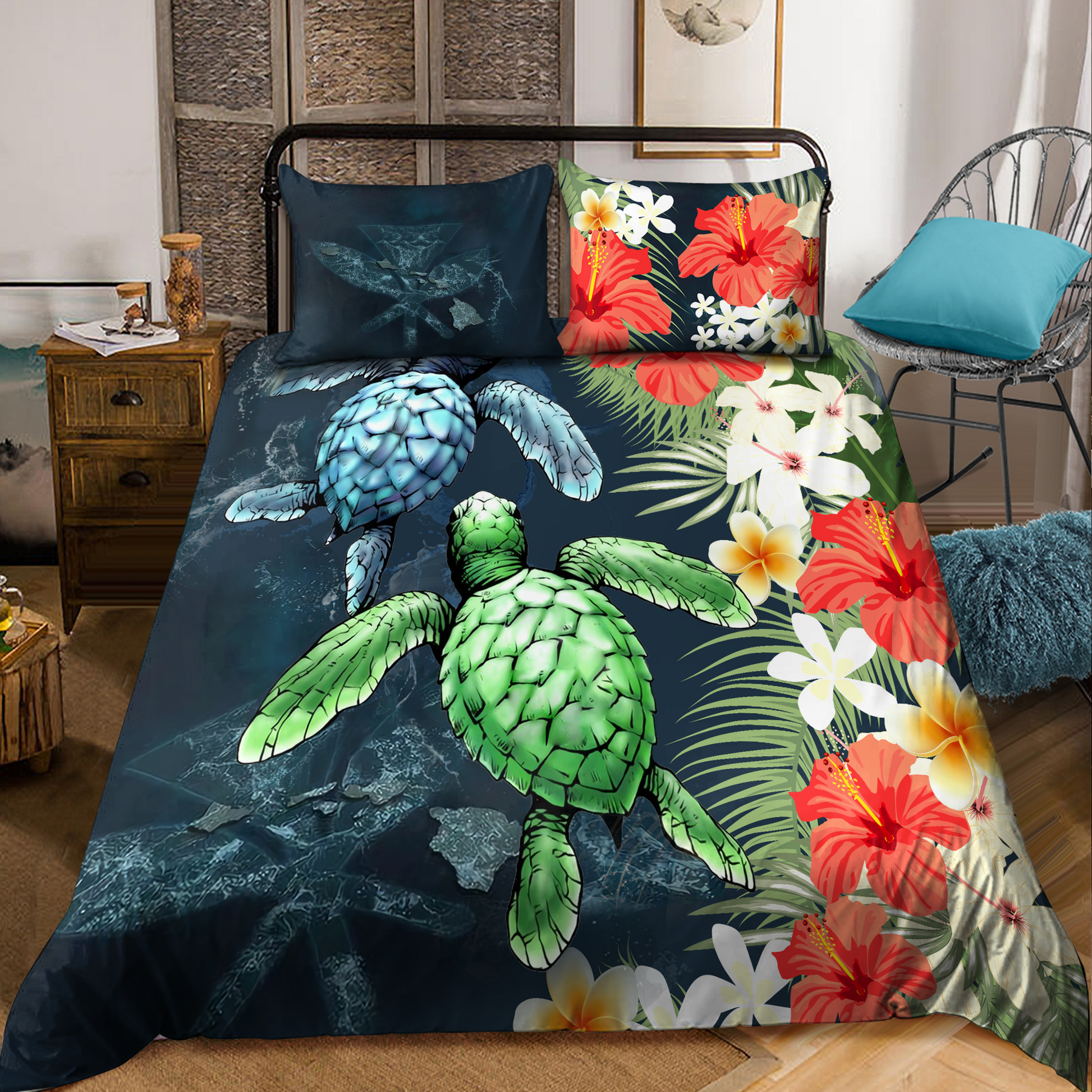 Kanaka Maoli (Hawaiian) Polynesian Bedding Set - Amaze Style™