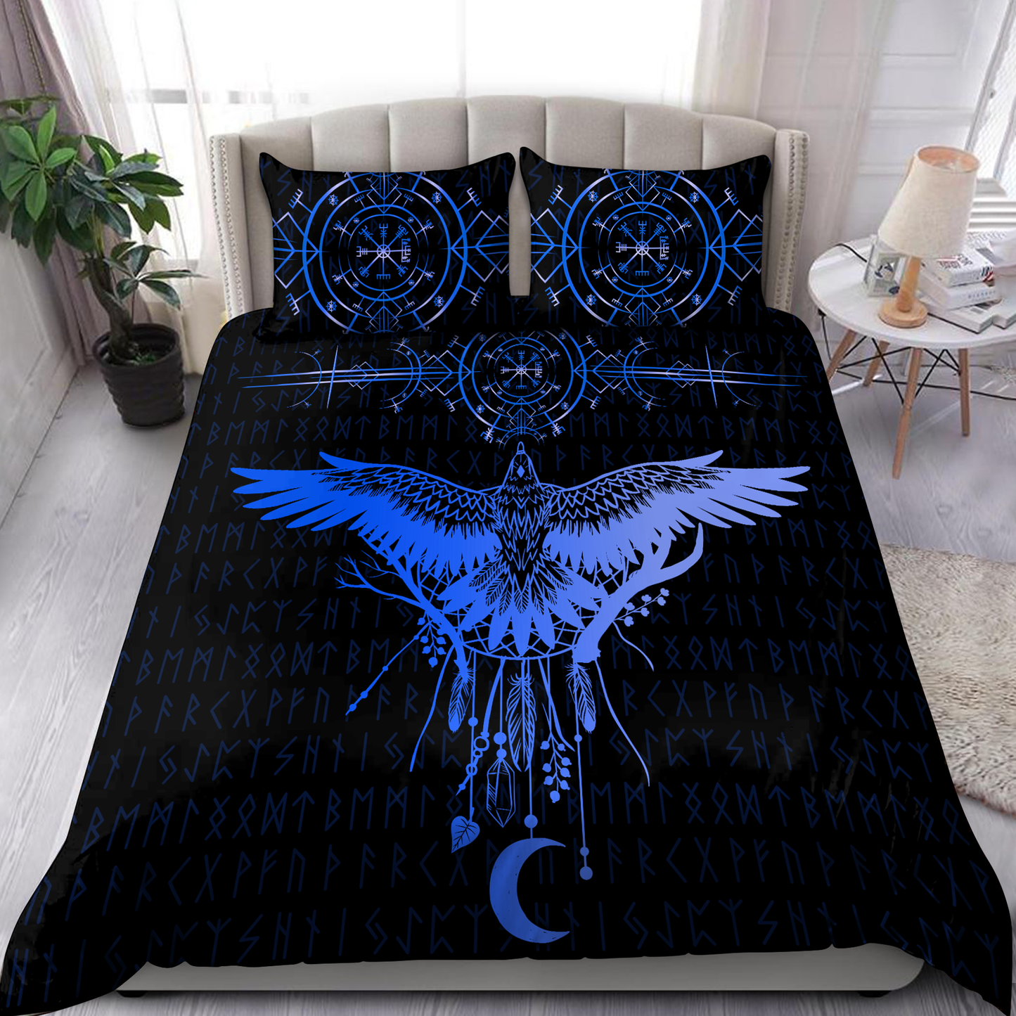 Premium Viking Gear Viking Bedding Set - Raven