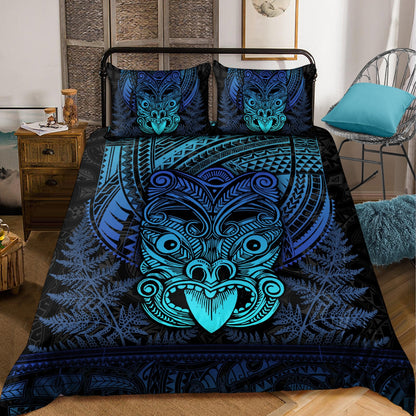 Maori Haka Dance Blue Bedding Set TNA15072101