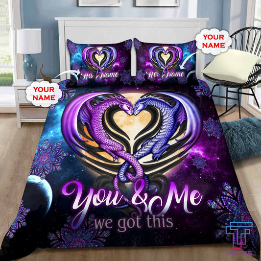 Dragon 3D All Over Printed Bedding Set TNA25062105